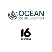 Logo OCEAN COMMUNICATION X 16SOLUTIONS